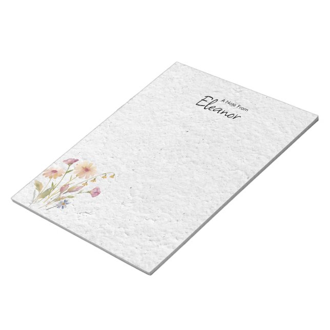 Personalised Lined   Notepad (Angled)
