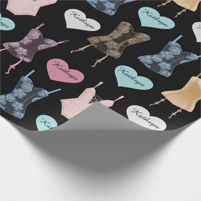 Personalised Lingerie Multi-Occasion Wrapping Paper (Corner)