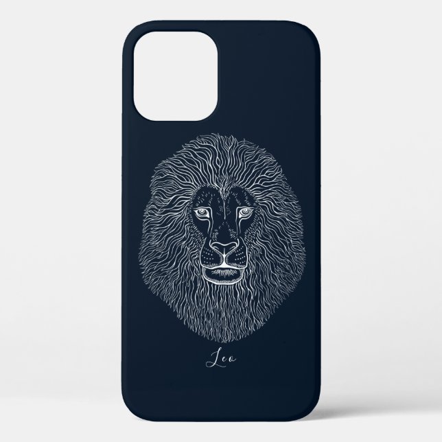 Personalised Lion Head Graphics Case-Mate iPhone Case (Back)