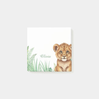 Personalised Lion Safari Sticky Notes