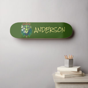 Personalised  LION WEED KING Skateboard