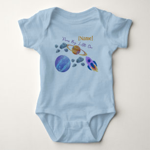Personalised "Little Astronaut" Baby Bodysuit – Sp