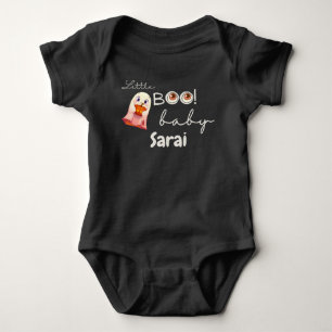 Personalised Little Boo  Baby Bodysuit