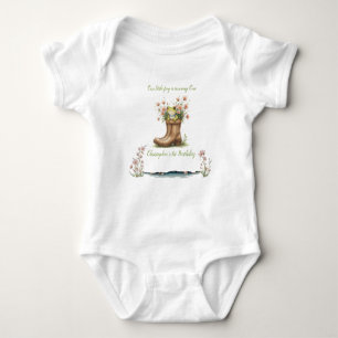 Personalised little frog Froggie 1st birthday Baby Bodysuit