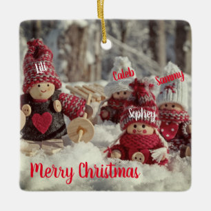 Personalised  Little Helpers Ceramic Ornament