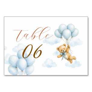 Personalised Little Love Bug Baby Shower Table Number