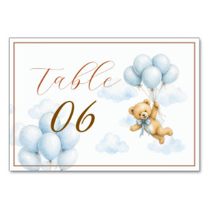 Personalised Little Love Bug Baby Shower Table Number