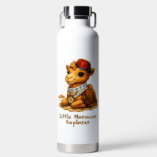 Personalised Little Moroccan Explorer Camel – Cute Water Bottle