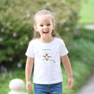 Personalised Little Pollinators Born To Fly Toddler T-Shirt