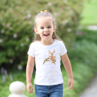 Personalised Little Pollinators Sweet Hummingbird Toddler T-Shirt