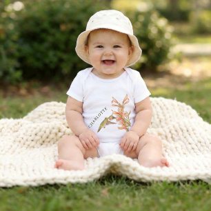 Personalised Little Pollinators Sweet Nectar Baby Bodysuit
