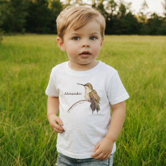 Personalised Little Pollinators Wild and free Toddler T-Shirt