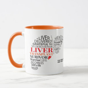 Personalised Liver Transplant Survivor Coffee Mug