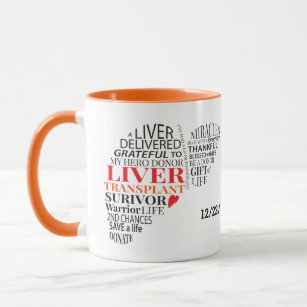 Personalised Liver Transplant Survivor Coffee Mug