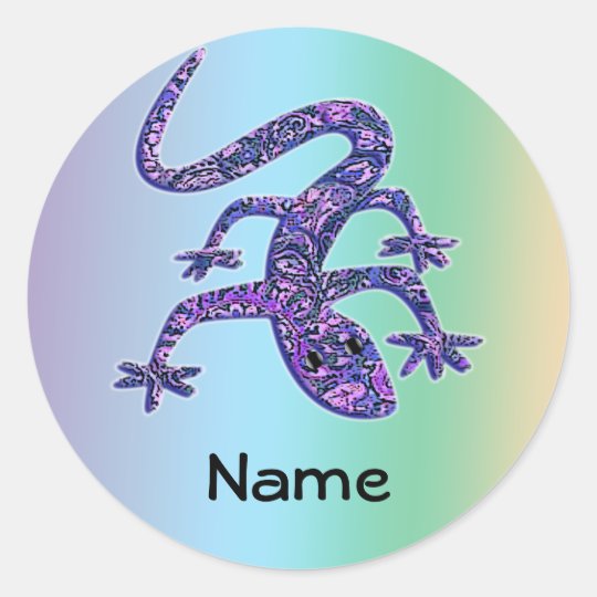 Personalised Lizard / Gecko / Salamander Stickers