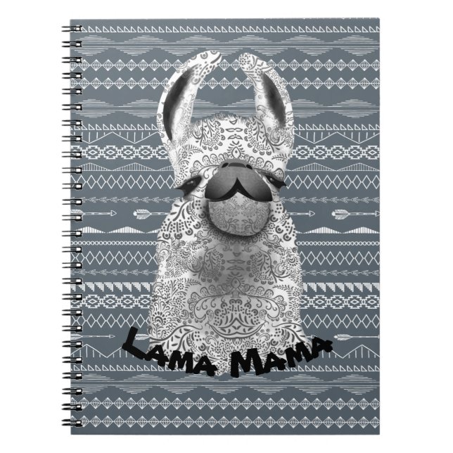 Personalised Llama Mama Notebook (Front)