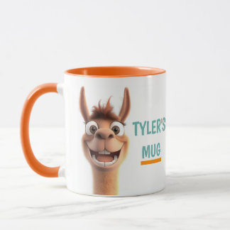 Personalised Llama with Name Mug