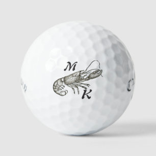 Personalised Lobster Design Callaway Golf Balls