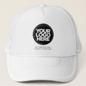 Personalised Logo and Text Baseball Trucker Hat (Front)