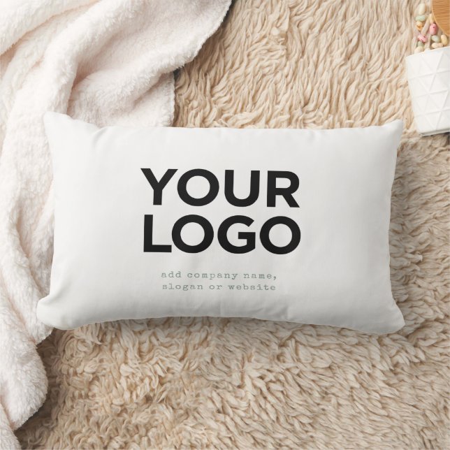 Personalised Logo and Text Corporate Lumbar Cushion (Blanket)