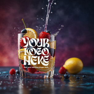 Personalised Logo and Text Whiskey Glass