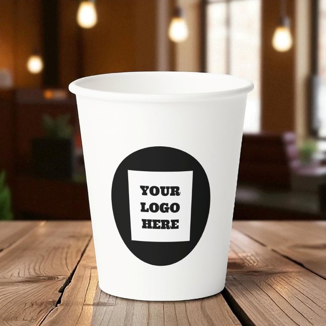 Personalised Logo Business Company Script Paper Cups (Creator Uploaded)