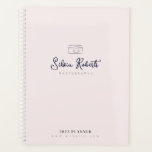 personalised logo business planner<br><div class="desc">a simple personalised logo design. You can edit the logo,  colours and text on this planner book.</div>