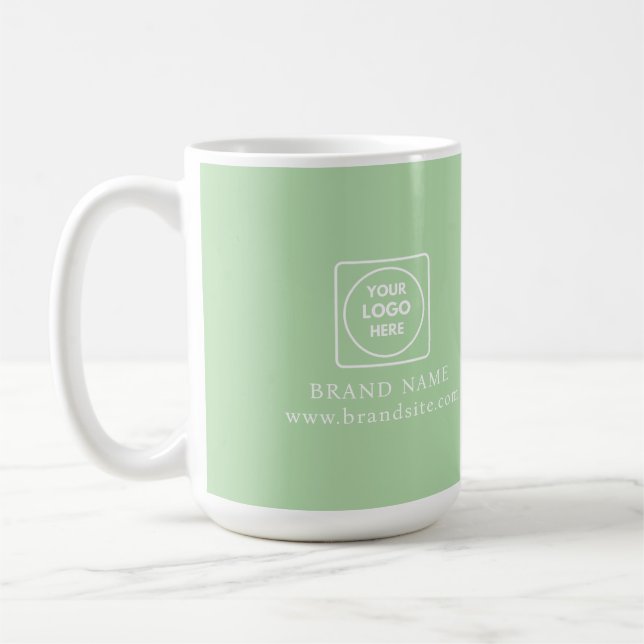 Personalised Logo Company Gift Business mug (Left)