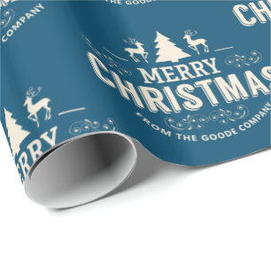 Personalised Logo Custom Christmas Wrapping Paper