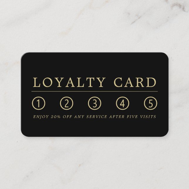Personalised Logo -   Loyalty Card (Front)