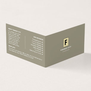 Personalised Logo & Photo, Business & Finance Card