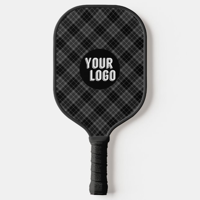    Personalised Logo & QR Code Bold Modern Branded Pickleball Paddle (Back)