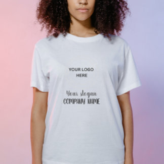 Personalised logo simple business T-Shirt