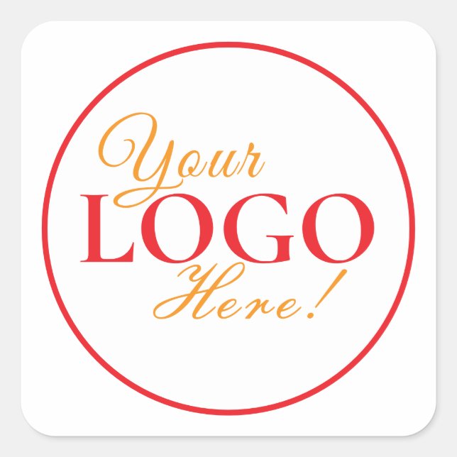 Personalised LOGO Sticker for Unique Branding (Front)