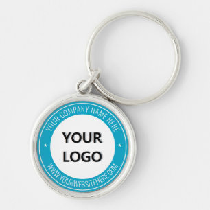 Personalised Logo Text and Colours Keychain Gift