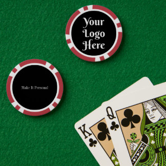 Personalised Logo Text Any Colour Poker Chips
