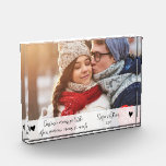 Personalised Long Distance Relationship Gifts Photo Block<br><div class="desc">Our personalised long distance relationship gift photo block makes the perfect gift for long-distance couples. It features the sweet sentiment "Distance means so little,  when someone means so much." or personalise the message text to your liking and add your names and date.</div>