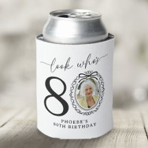 Personalised Look Who's 80 Photo Birthday