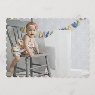 Personalised "Look Who's Turning One" Birthday Invitation