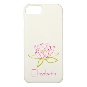 Personalised Lotus Flower / Water Lily iPhone 8/7 Case