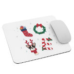 Personalised Love Christmas Matching Family Love Mouse Pad<br><div class="desc">Add a name to this cute Love Christmas family matching outfit. Perfect gift for all the family,  team,  or create a coworkers matching shirts for your holilday office photo</div>