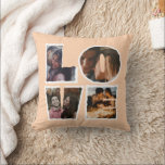 Personalised LOVE Photo Collage Romantic Gift  Cushion<br><div class="desc">Spell out your love story: Personalised LOVE photo collage pillow in Romantic Shade for a Valentine's Day they'll cherish. Celebrate your love in a unique and heartfelt way with our "Personalised LOVE Photo Collage Pillow" collection! This charming design uses the iconic letters of "LOVE" as frames for your cherished memories....</div>