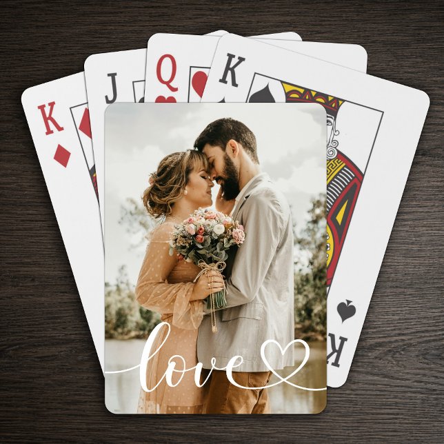 Personalised Love Photo  Playing Cards (Creator Uploaded)