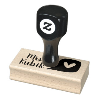 Personalised Love Teacher Stamp