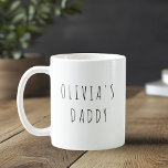 Personalised Love You Daddy Photo Coffee Mug<br><div class="desc">Make every sip special for Daddy with this personalised photo mug. Featuring your favourite image framed in a heart and the message “Love you, Daddy. Happy Father Day, ” this custom mug is the perfect way to celebrate a father’s love — whether it’s his first Father’s Day or his fifteenth....</div>