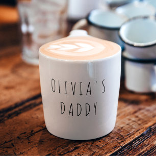 Personalised Love You Daddy Photo  Espresso Cup