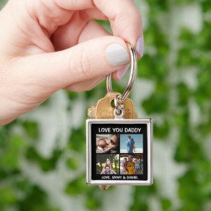 Personalised Love You Daddy Photo   Key Ring