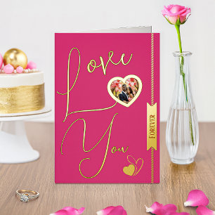 Personalised Love You Forever Valentine's Day Card