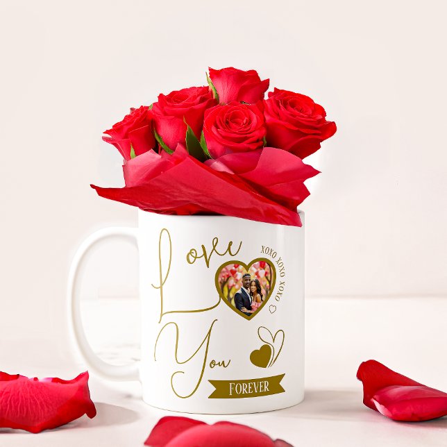 Personalised Love You Forever Valentine's Day Coffee Mug (Creator Uploaded)