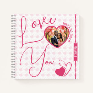 Personalised Love You Forever Valentine's Day Notebook